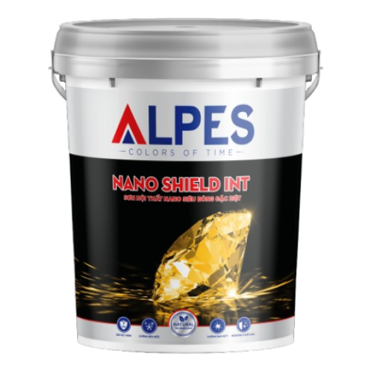 Sơn nội thất siêu bóng cao cấp Alpes Nano Shield In