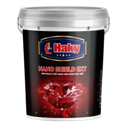 Sơn ngoại thất siêu bóng cao cấp Haky Nano Shield EX